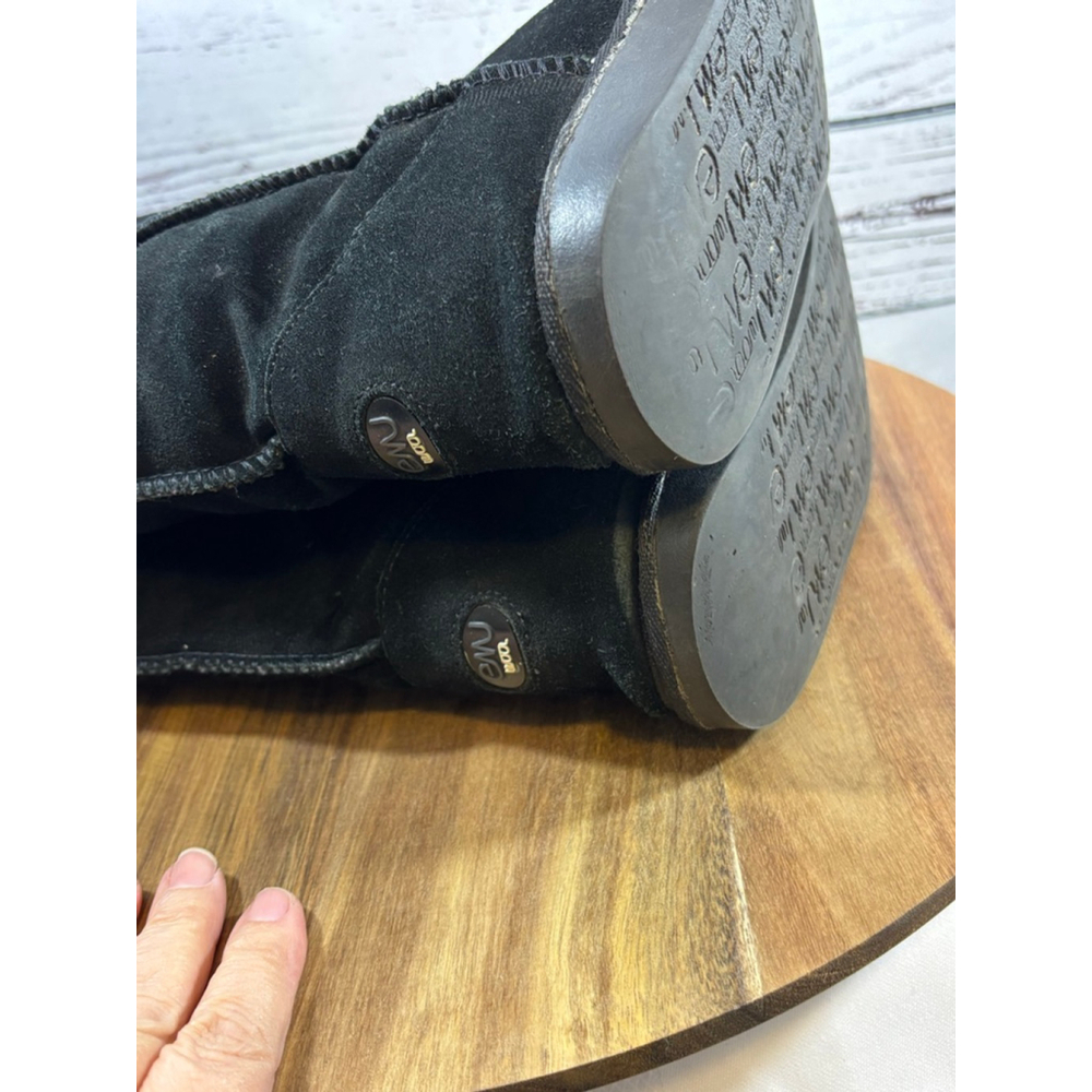Women's EMU Australia Black Suede Winter Boots US 6 - Picture 11 of 16